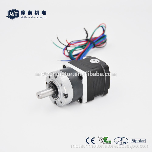 Gear Ratio 5:1 Nema 17 Bipolar Stepper 83Ncm 1.0A, Planetary Gearbox